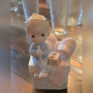 Precious Moments "May Your Christmas Be Delightful" Night Light Figurine